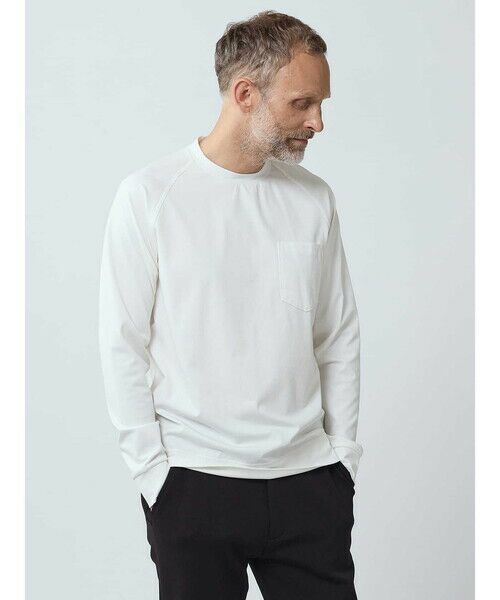 Aquascutum/アクアスキュータム TEC.3 Trip:Nylon Bare-smooth Long-sleeve ホワイト M Aquascutum/アクアスキュータム TEC.3 Trip:Nylon Bare-smooth Long-sleeve ホワイト M