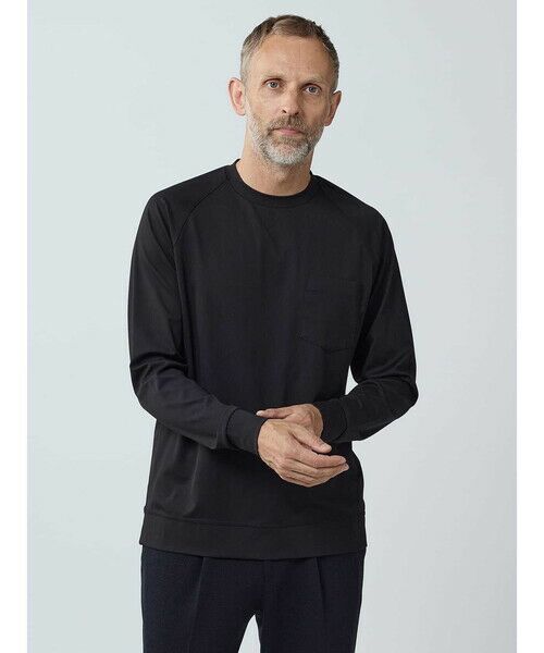 Aquascutum/アクアスキュータム TEC.3 Trip:Nylon Bare-smooth Long-sleeve ブラック LL Aquascutum/アクアスキュータム TEC.3 Trip:Nylon Bare-smooth Long-sleeve ブラック LL