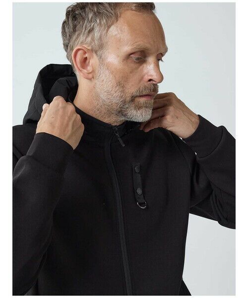 Aquascutum / アクアスキュータム カットソー | TEC.3 Trip:Cardboard-knit Padded-jacket | 詳細7