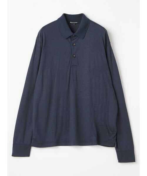 Aquascutum / アクアスキュータム カットソー | NZ-merino Polo-collar | 詳細2