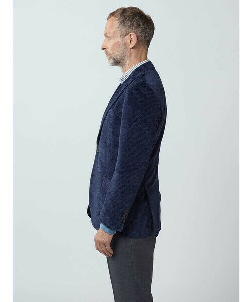 Aquascutum / アクアスキュータム テーラードジャケット | 【KING SIZE】Velour Jersey Jacket | 詳細3