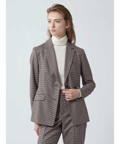 Aquascutum / アクアスキュータム テーラードジャケット | 【セットアップ対応】クラブチェックテーラードジャケット