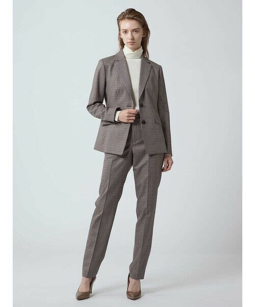 Aquascutum / アクアスキュータム テーラードジャケット | 【セットアップ対応】クラブチェックテーラードジャケット | 詳細1