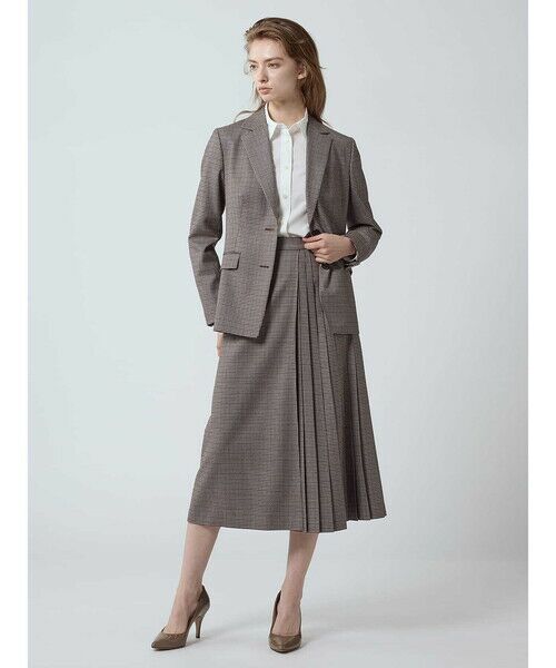 Aquascutum / アクアスキュータム テーラードジャケット | 【セットアップ対応】クラブチェックテーラードジャケット | 詳細5