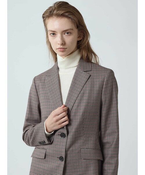 Aquascutum / アクアスキュータム テーラードジャケット | 【セットアップ対応】クラブチェックテーラードジャケット | 詳細6