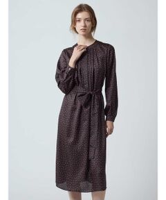 Aquascutum / アクアスキュータム ドレス | スクエアードットプリント ドレス