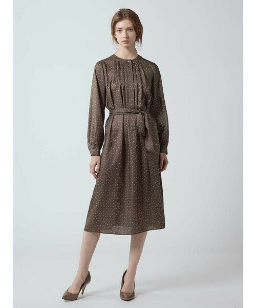 Aquascutum / アクアスキュータム ドレス | スクエアードットプリント ドレス | 詳細1