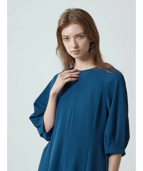 Aquascutum / アクアスキュータム ドレス | ストレッチパフスリーブドレス | 詳細6