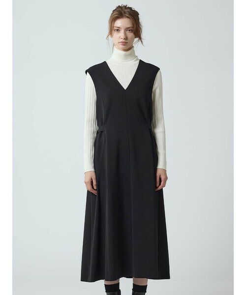 Aquascutum / アクアスキュータム ドレス | サイドベルトジャンパードレス | 詳細3