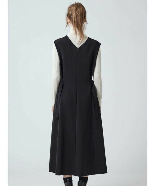 Aquascutum / アクアスキュータム ドレス | サイドベルトジャンパードレス | 詳細5
