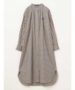 Aquascutum / アクアスキュータム ドレス | クラブチェックコンビ シャツドレス
