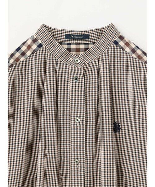 Aquascutum / アクアスキュータム ドレス | クラブチェックコンビ シャツドレス | 詳細2