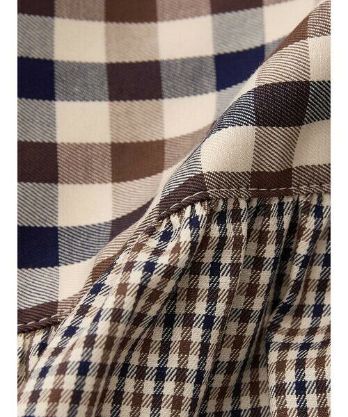 Aquascutum / アクアスキュータム ドレス | クラブチェックコンビ シャツドレス | 詳細6