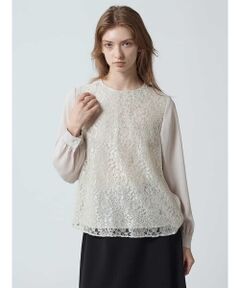 Aquascutum / アクアスキュータム シャツ・ブラウス | コードレースブラウス