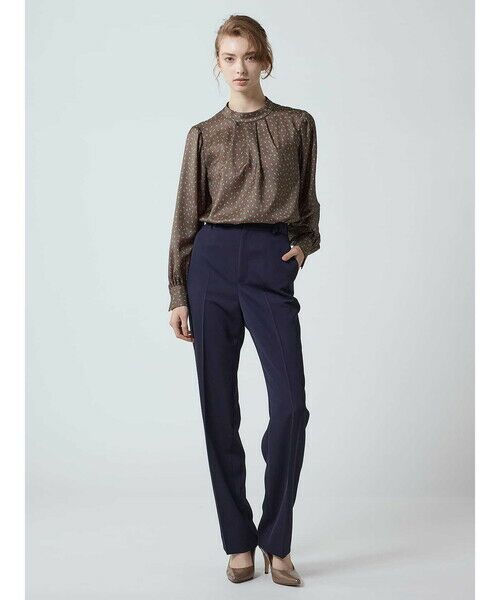 Aquascutum / アクアスキュータム シャツ・ブラウス | スクエアードット スタンドカラーブラウス | 詳細1