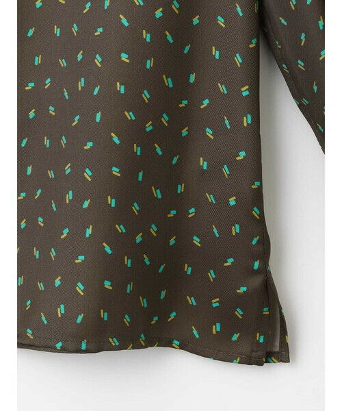 Aquascutum / アクアスキュータム シャツ・ブラウス | スクエアードット スタンドカラーブラウス | 詳細10