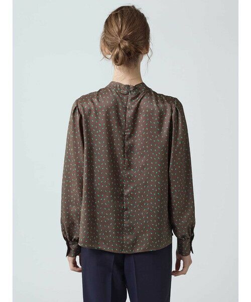 Aquascutum / アクアスキュータム シャツ・ブラウス | スクエアードット スタンドカラーブラウス | 詳細4