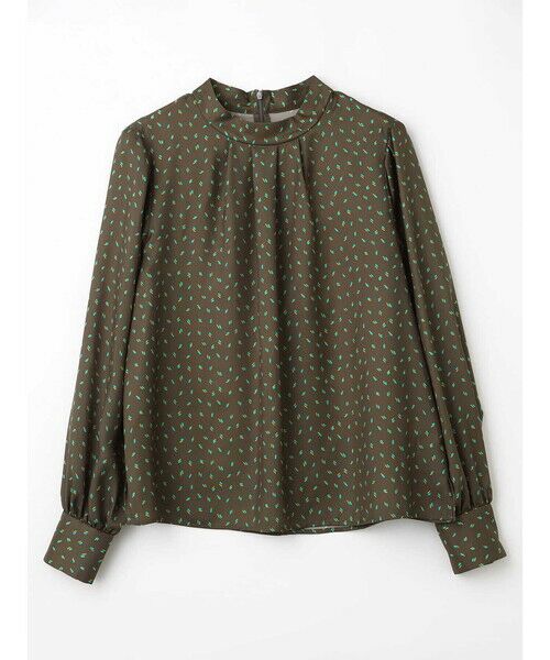 Aquascutum / アクアスキュータム シャツ・ブラウス | スクエアードット スタンドカラーブラウス | 詳細6