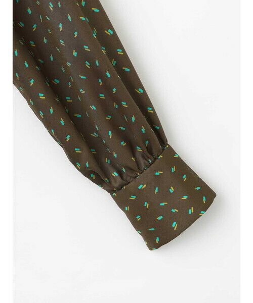 Aquascutum / アクアスキュータム シャツ・ブラウス | スクエアードット スタンドカラーブラウス | 詳細9