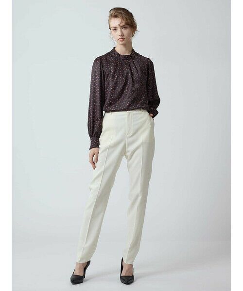 Aquascutum / アクアスキュータム シャツ・ブラウス | スクエアードット スタンドカラーブラウス | 詳細13