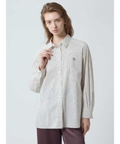 Aquascutum / アクアスキュータム シャツ・ブラウス | ダブルストライプ オーバーシャツ