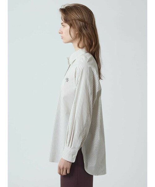 Aquascutum / アクアスキュータム シャツ・ブラウス | ダブルストライプ オーバーシャツ | 詳細3