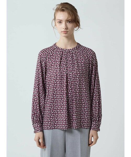 Aquascutum / アクアスキュータム シャツ・ブラウス | ブロッククラブチェックプリントブラウス | 詳細2