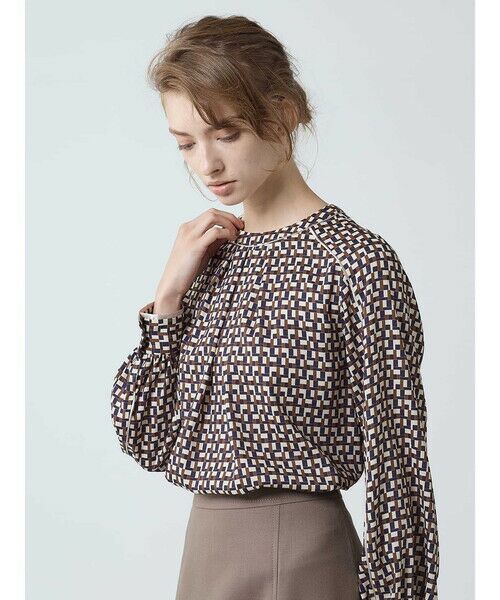 Aquascutum / アクアスキュータム シャツ・ブラウス | ブロッククラブチェックプリントブラウス | 詳細13