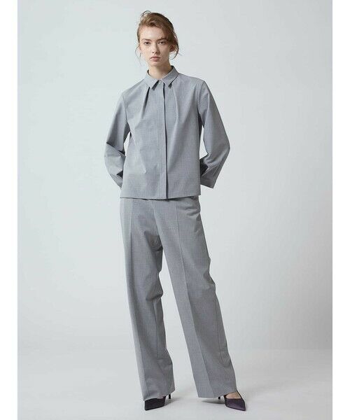 Aquascutum / アクアスキュータム シャツ・ブラウス | 【セットアップ対応】プレーンポプリンブラウス | 詳細1