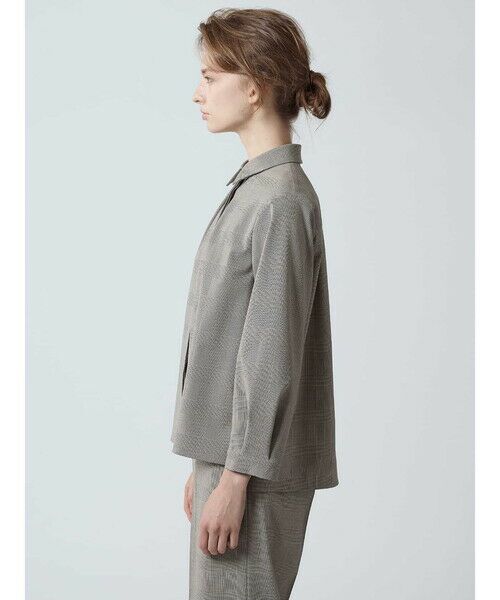 Aquascutum / アクアスキュータム シャツ・ブラウス | 【セットアップ対応】プレーンポプリンチェックブラウス | 詳細3