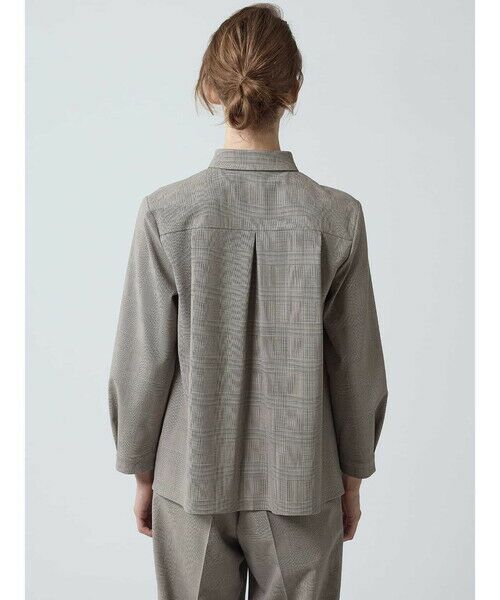 Aquascutum / アクアスキュータム シャツ・ブラウス | 【セットアップ対応】プレーンポプリンチェックブラウス | 詳細4