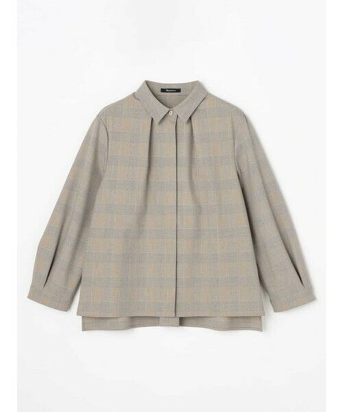 Aquascutum / アクアスキュータム シャツ・ブラウス | 【セットアップ対応】プレーンポプリンチェックブラウス | 詳細6