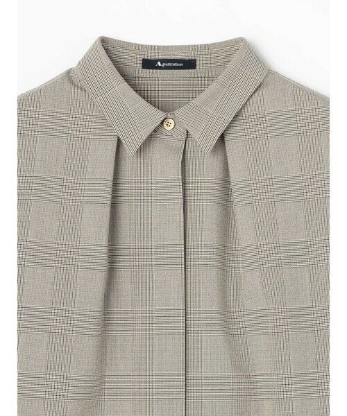 Aquascutum / アクアスキュータム シャツ・ブラウス | 【セットアップ対応】プレーンポプリンチェックブラウス | 詳細8