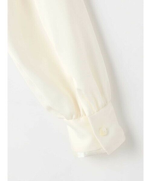 Aquascutum / アクアスキュータム シャツ・ブラウス | ラウンドネックギャザーブラウス | 詳細10
