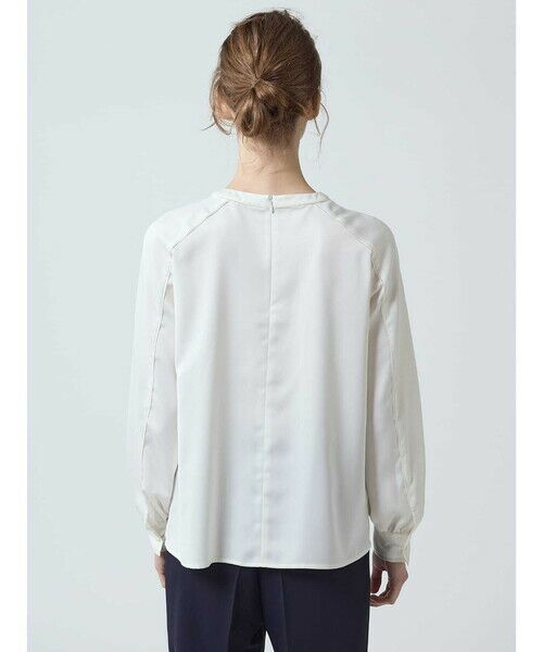 Aquascutum / アクアスキュータム シャツ・ブラウス | ラウンドネックギャザーブラウス | 詳細5
