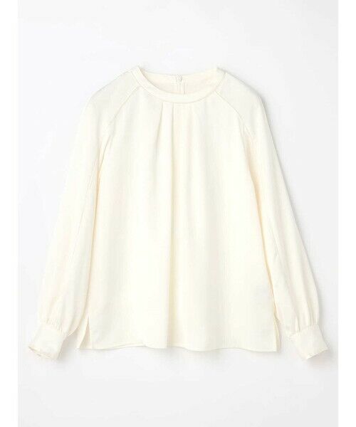 Aquascutum / アクアスキュータム シャツ・ブラウス | ラウンドネックギャザーブラウス | 詳細7