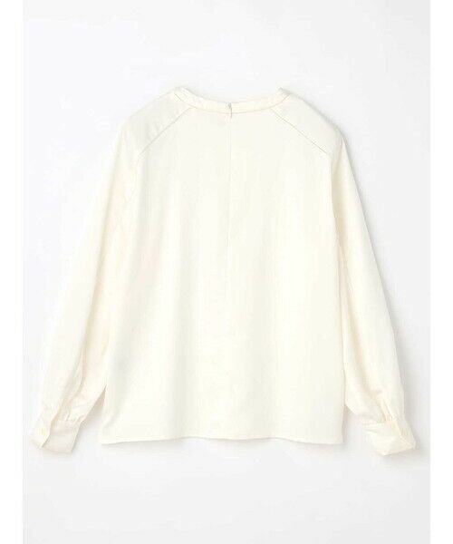 Aquascutum / アクアスキュータム シャツ・ブラウス | ラウンドネックギャザーブラウス | 詳細8