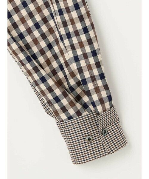 Aquascutum / アクアスキュータム シャツ・ブラウス | クラブチェックコンビ シャツ | 詳細3