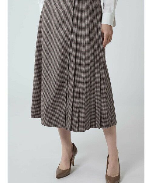 Aquascutum / アクアスキュータム ミニ・ひざ丈スカート | 【セットアップ対応】クラブチェックプリーツスカート | 詳細5
