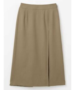 Aquascutum / アクアスキュータム ミニ・ひざ丈スカート | ラップデザイン セミフレアスカート