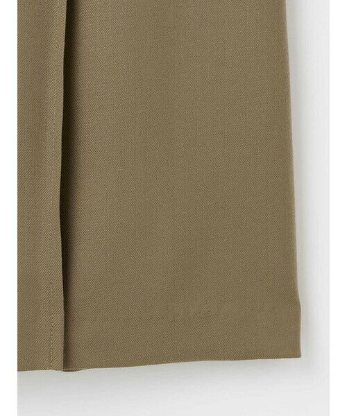 Aquascutum / アクアスキュータム ミニ・ひざ丈スカート | ラップデザイン セミフレアスカート | 詳細4