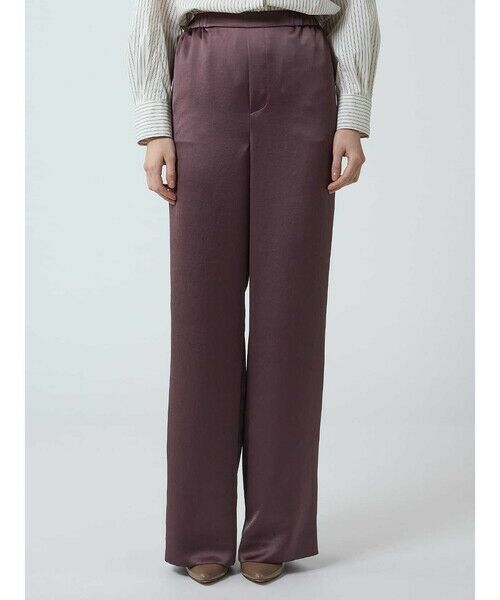 Aquascutum / アクアスキュータム その他パンツ | ヴィンテージサテン ワイドパンツ | 詳細2
