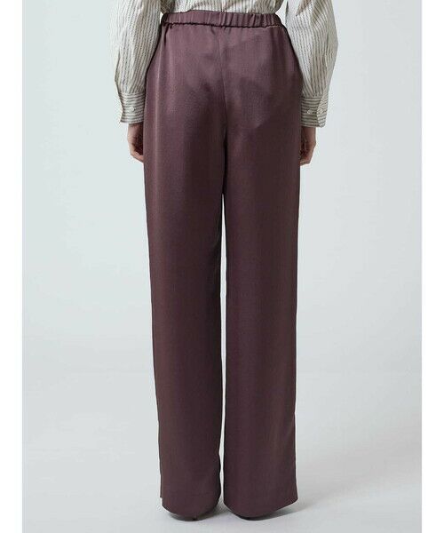 Aquascutum / アクアスキュータム その他パンツ | ヴィンテージサテン ワイドパンツ | 詳細4