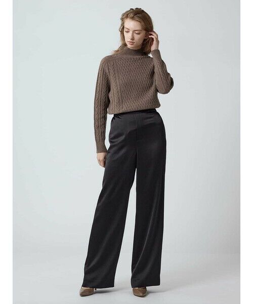 Aquascutum / アクアスキュータム その他パンツ | ヴィンテージサテン ワイドパンツ | 詳細11