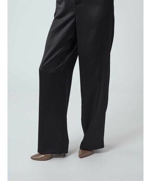 Aquascutum / アクアスキュータム その他パンツ | ヴィンテージサテン ワイドパンツ | 詳細12