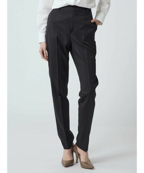 Aquascutum/アクアスキュータム ストレッチ テーパードパンツ ブラック 8 Aquascutum/アクアスキュータム ストレッチ テーパードパンツ ブラック 8