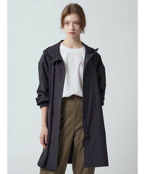 Aquascutum アクアスキュータム　トレンチコート　レディース　ブラック BASIC TRENCHCOAT MAXI