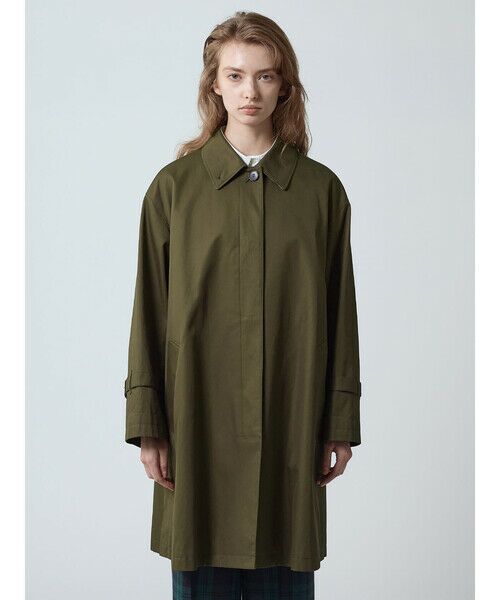 Aquascutum / アクアスキュータム その他アウター | オーバーサイズ Aラインステンカラーコート | 詳細1