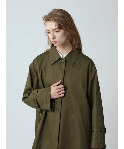 Aquascutum / アクアスキュータム その他アウター | オーバーサイズ Aラインステンカラーコート | 詳細5