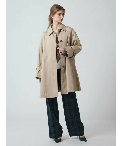 Aquascutum / アクアスキュータム その他アウター | オーバーサイズ Aラインステンカラーコート | 詳細17